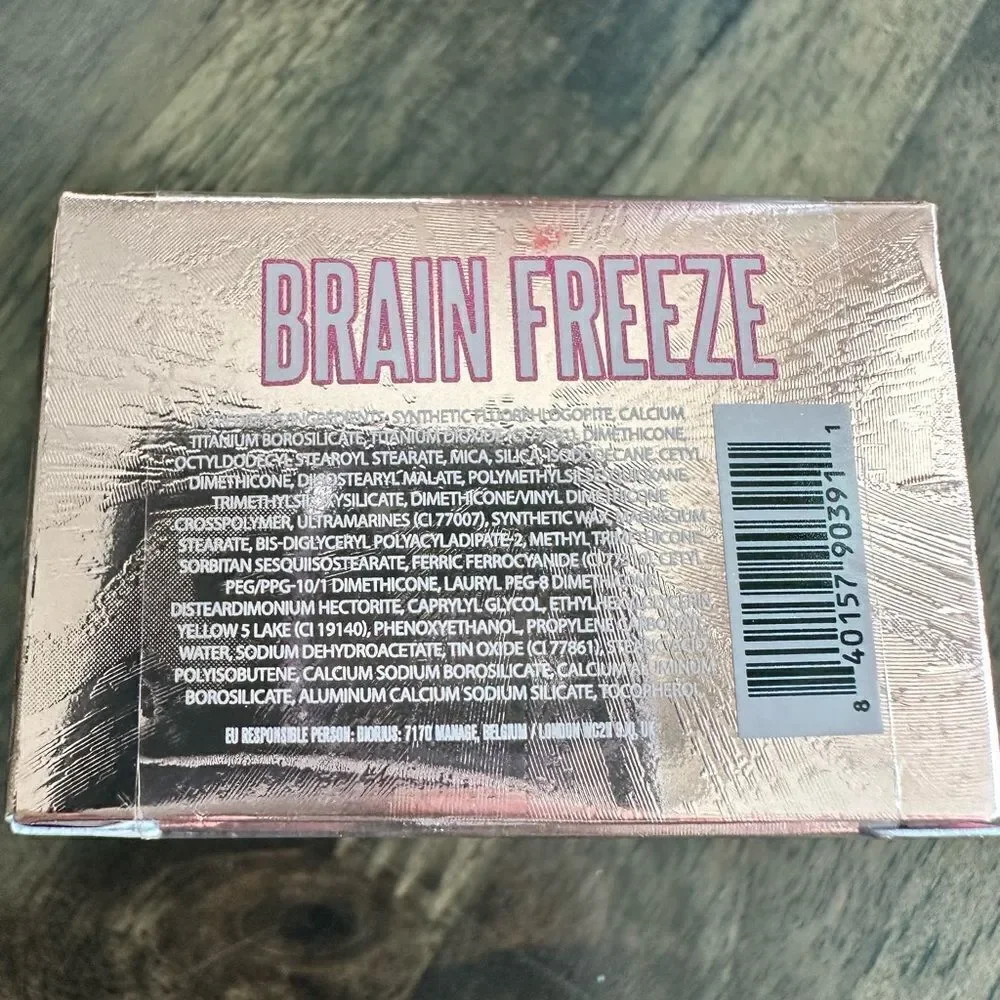 NIB Jeffree Star Eye Gloss Powder - Color - Brain Freeze